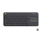 Refurbished Logitech K400 Plus Wireless Touch Keyboard Dark Gray